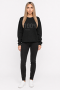 100% Cruelty-Free Women's Logo Sweatshirt Black