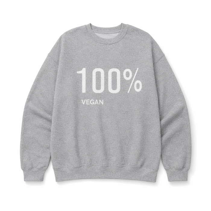 100% Cruelty-Free Women's Logo Sweatshirt Sport Grey