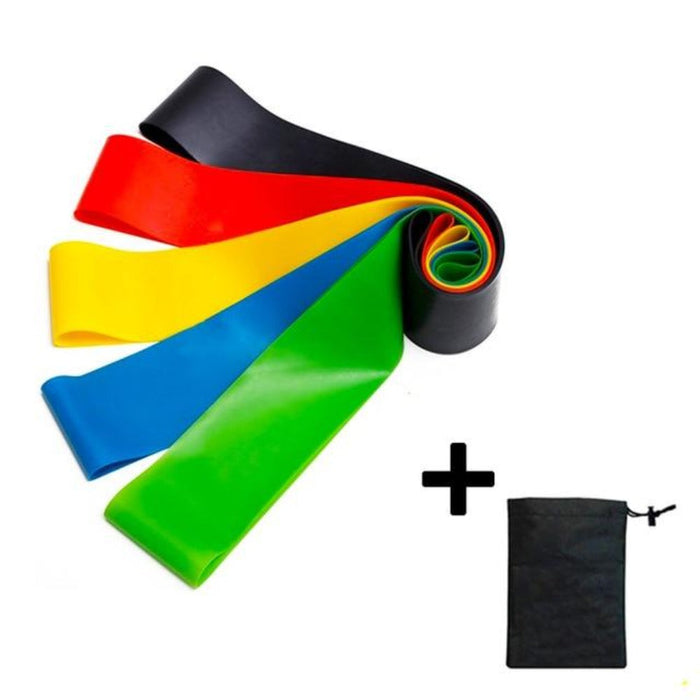 11 PCS Fitness Resistance Band Set for Home Workouts: black, red resistance band exercise set, minimal fitness equipment styl