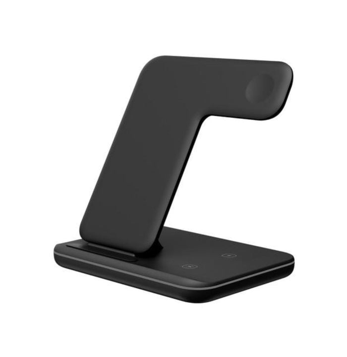 15W Fast Wireless Charging Station for Mobile Phones, The Ultimate Ninja Power Charger: black, dark gray Apple devices, minim