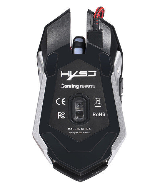 2400 DPI Optical Gaming Mouse with 7 Buttons: white, bright pink computer mouse, gaming, futuristic style