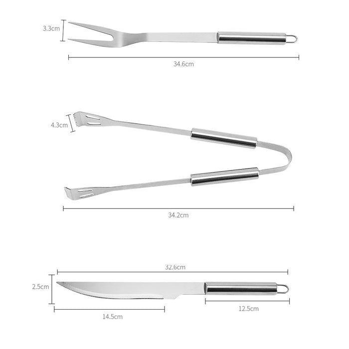 3 Essential Camping BBQ Utensils: brown, dark brown grilled steak, food photography style