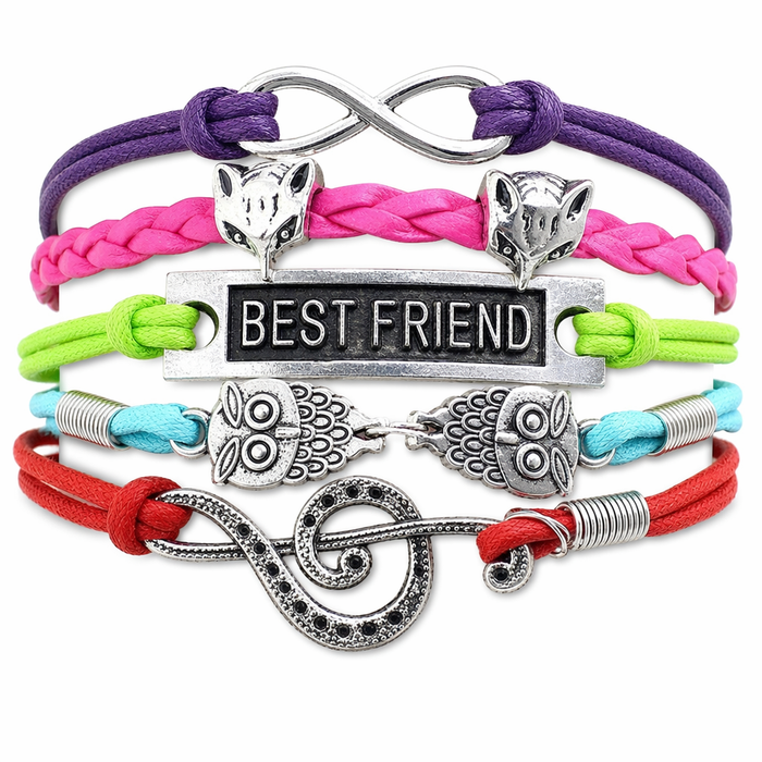 3-Piece Set of Bracelets for Stylish Girls on the Streets Default