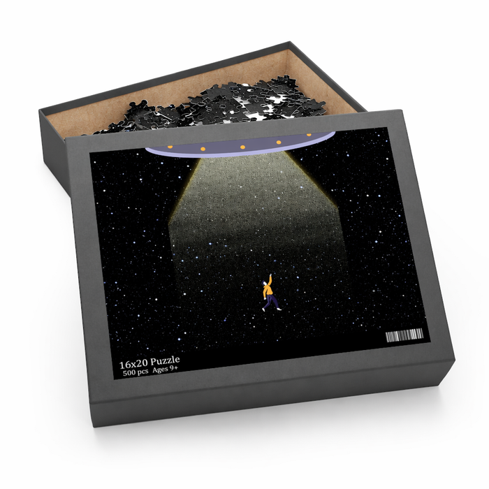 500-Piece Puzzle Featuring Extraterrestrial Kidnapping Default