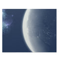 500-Piece Puzzle of the World's Terrain: dark blue, black space/planet, space-themed photographic imagery style