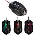 6-Button Optical USB Mouse for Gaming and Productivity on Laptop or PC with 2000DPI: black, dark gray wired computer mouse, g