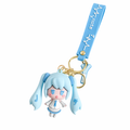 Adorable Miku Keychains with Pastel Charm Blue