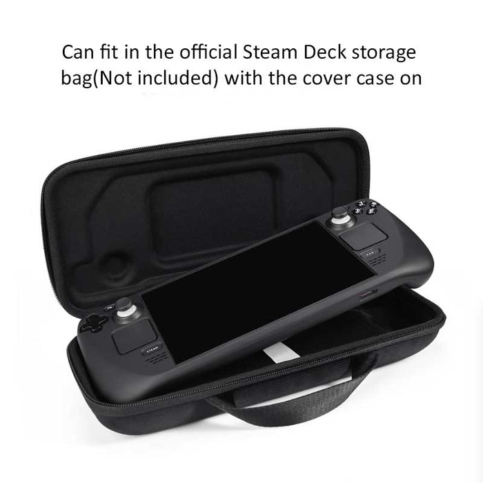 Anubis Steam Deck Case: Stylish Protection: black, dark gray Egyptian Anubis theme, Egyptian-inspired, ornate, dark futuristi