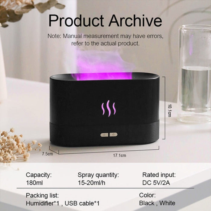 Aroma Diffuser Essential Oil Air Humidifier: black, orange essential oil aroma diffuser / air humidifier, modern, minimal fla