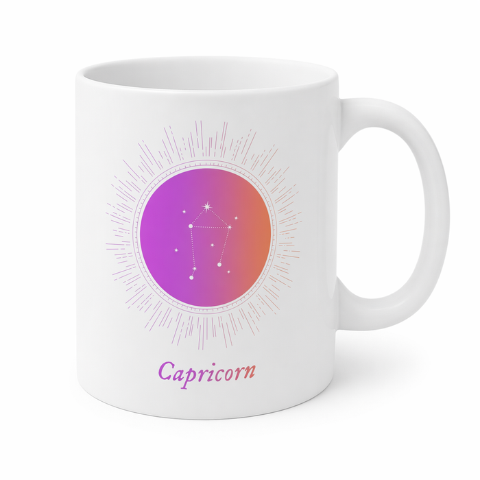 Astrology Mug with CAPRICORN Design Default
