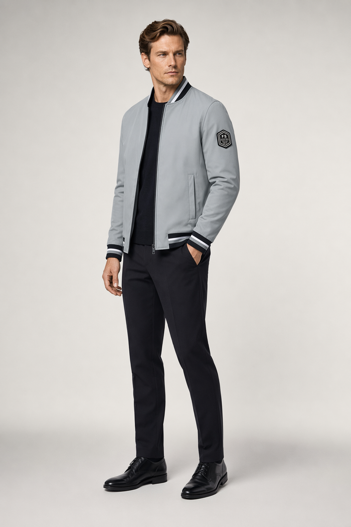 Baseball Jacket for Men with Built-In Thermal Lining Default