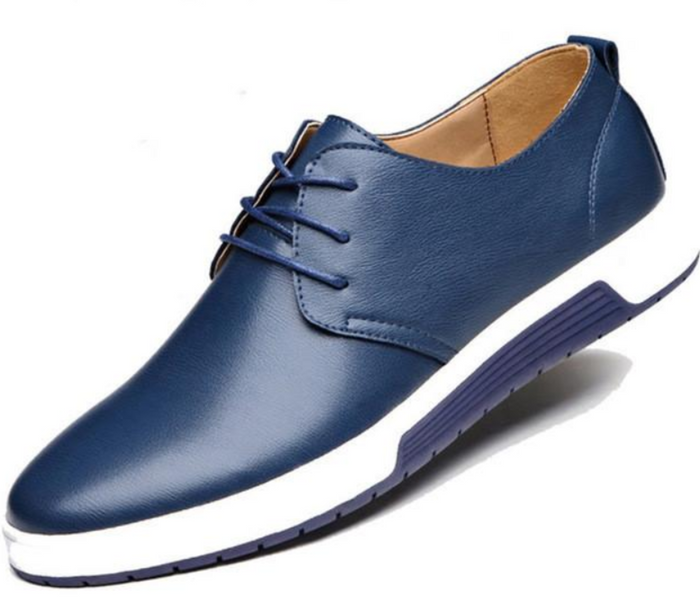 Black Leather Shoes for Men: Embrace Street Style Elegance: black, white lace-up dress shoe, minimal formal-casual style