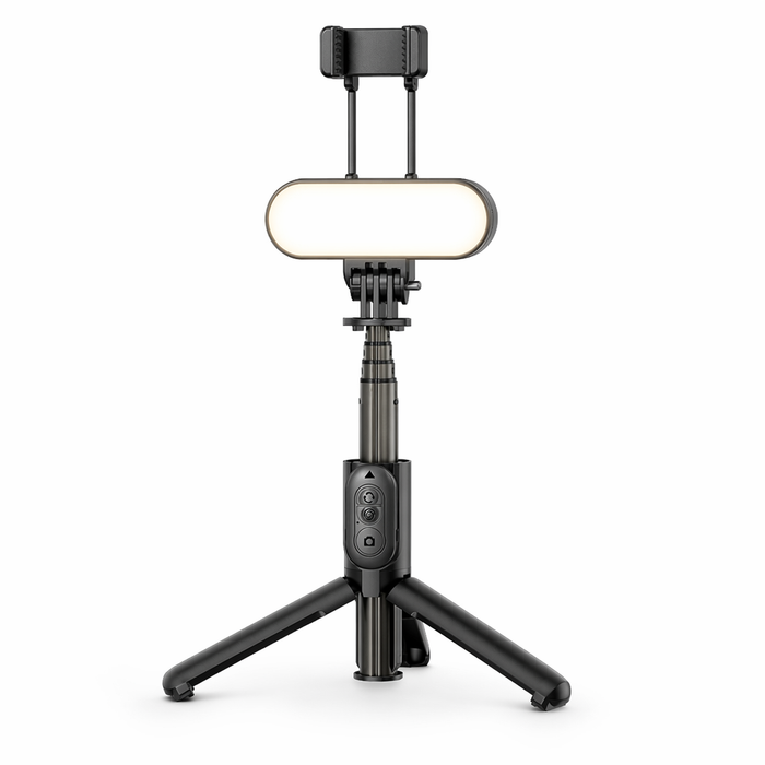 Bluetooth Selfie Stick with Portable Gimbal and Selfie Light Default