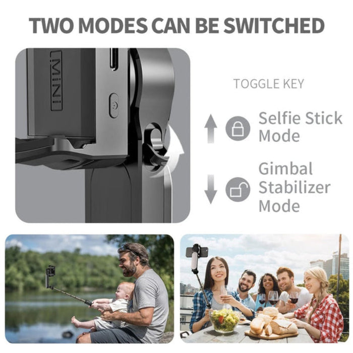 Bluetooth Selfie Stick with Portable Gimbal and Selfie Light: black, white selfie stick tripod with fill light and remote con