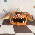Bokoblin Mask Hat for Link Cosplay: orange, brown cartoon monster character, cartoon, kawaii style
