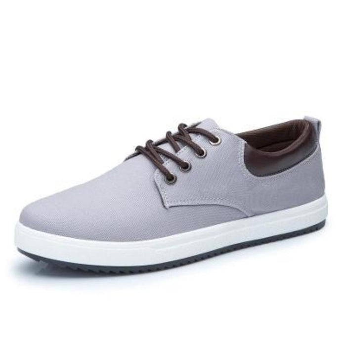 Breathable Lace-Up Casual Shoes for Men: black, white lace-up casual shoe, minimal casual sneaker style