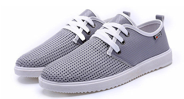 Breathable Lace-Up Shoes for Men's Casual Wear: beige, brown shoes, casual style