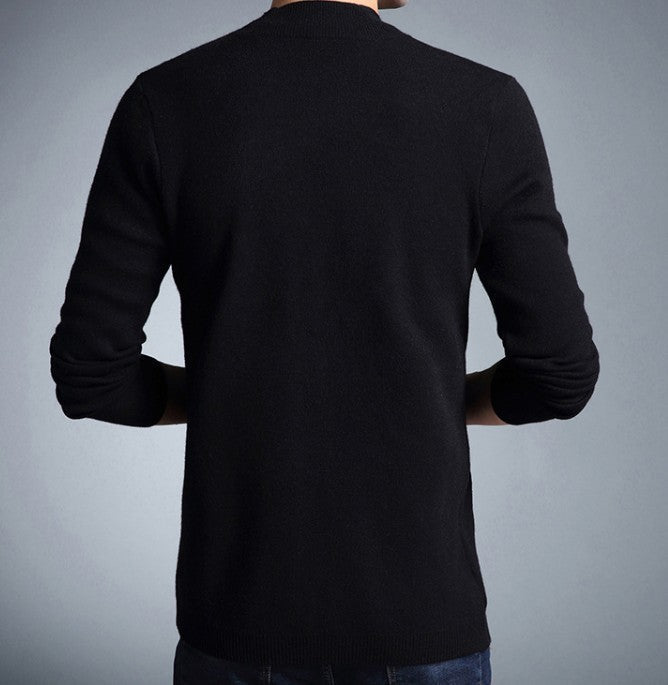 Button-Front Slim Fit Cardigan for Men: gray, white men's cardigan jacket, minimal style