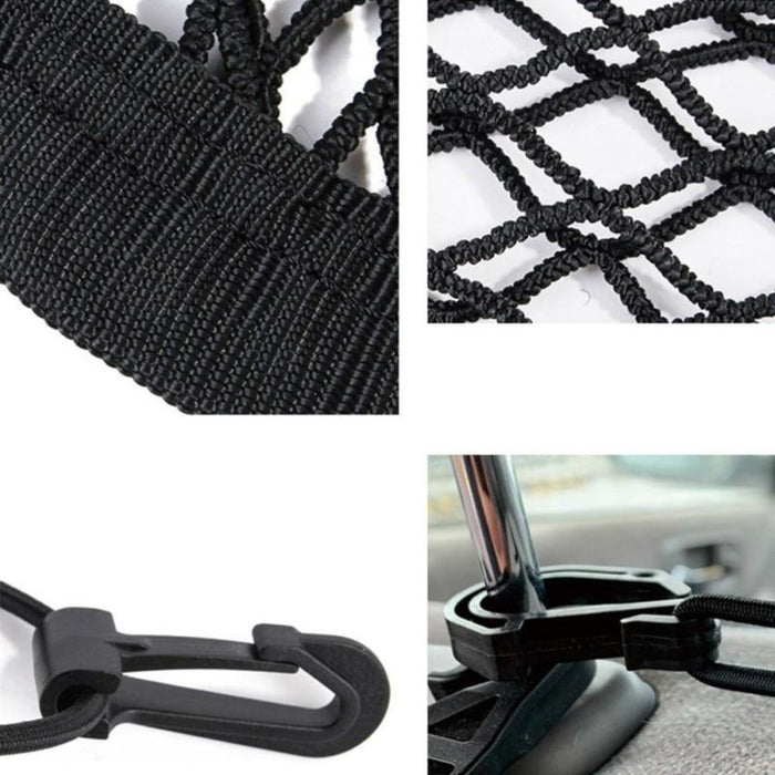 Car Pet Net Petitioner: black car seat barrier/net, minimal style