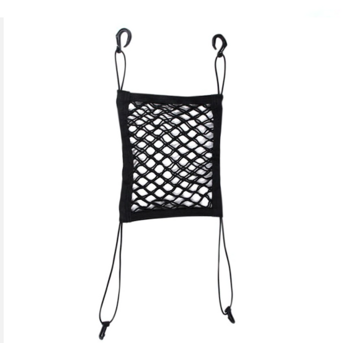 Car Pet Net Petitioner: black car seat barrier/net, minimal style