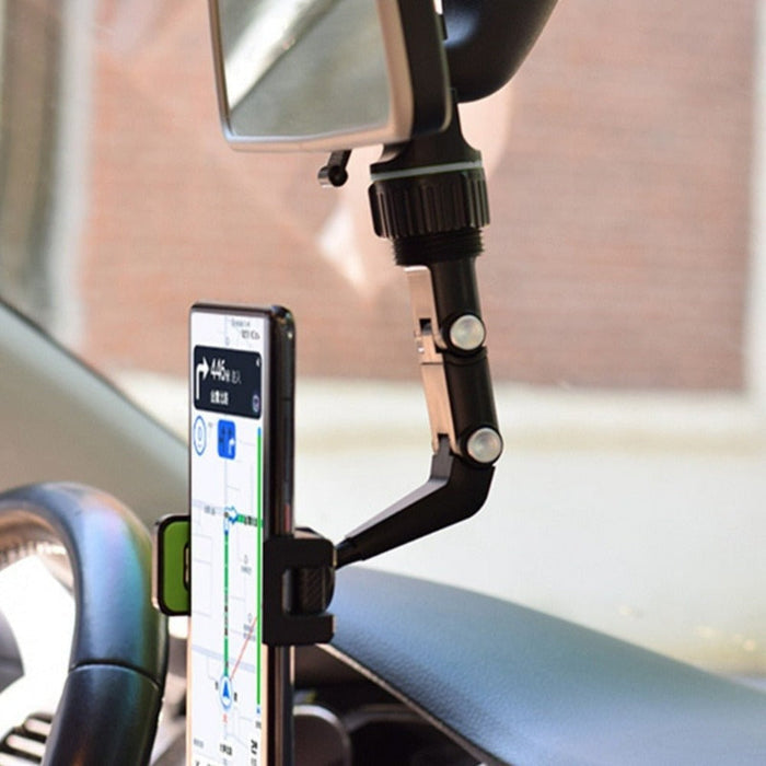 Car Support Bracket with Versatile Functions: black, gray vehicle-mounted phone holder, functional minimal style