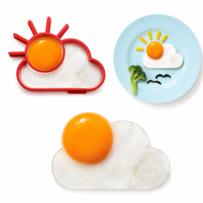 Cartoon Character Egg and Pancake Shaper Set - 6 Piece Collection Default