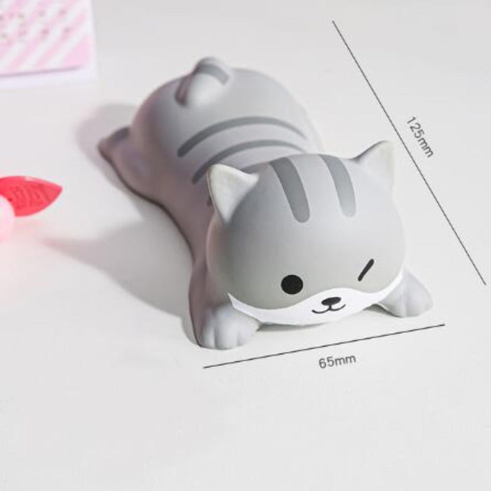 Cartoon Hand Support for Wrist Comfort: yellow, orange cartoon animals: tiger, pig, and bunny, kawaii cartoon style