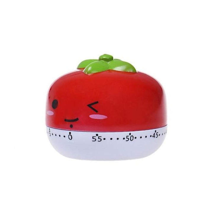 Cartoon-Style Kitchen Timer with 60-Minute Countdown: yellow, white chick/bird character, cartoon kawaii style