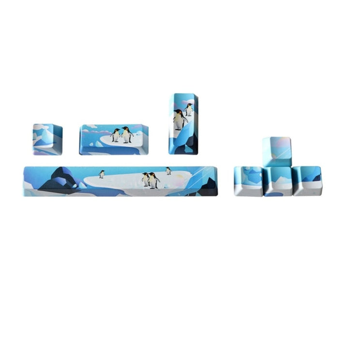 Cartoon Themed Keycaps: Redefine the Essence of Your Product!: black, white decorative keyboard keycap sets, illustrated deco