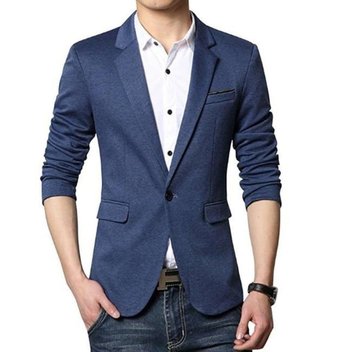 Casual Blazer for Men: Redefining Style with Ease: light gray blazer jacket, smart casual style