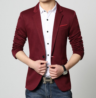 Casual Blazer for Men: Redefining Style with Ease: light gray blazer jacket, smart casual style