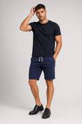 Casual Drawstring Shorts for Men Navy