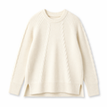 Casual Sweater for Women in Free Size White
