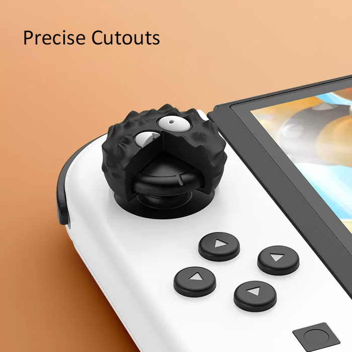 Cat Switch Thumb Grips with Personality: orange, cream cats, kawaii cartoon style