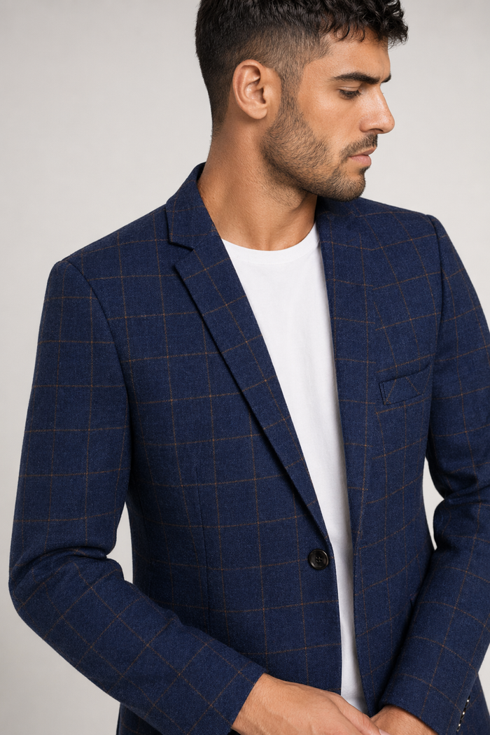 Checkered Blazer for Men: A Distinctive Update for Your Wardrobe Default