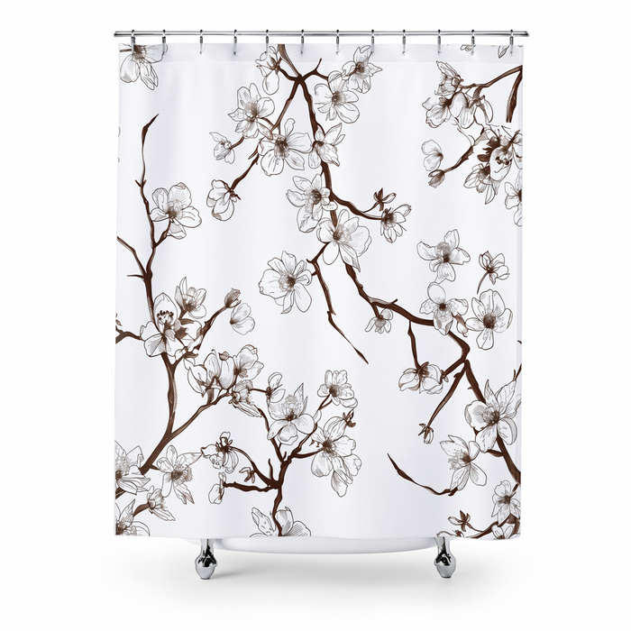 Cherry Blossom Shower Curtain: Embrace the Beauty of Nature in Your Bathroom Default
