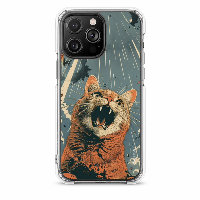 Clear Magnetic Case for Retro Cat iPhone Series Default