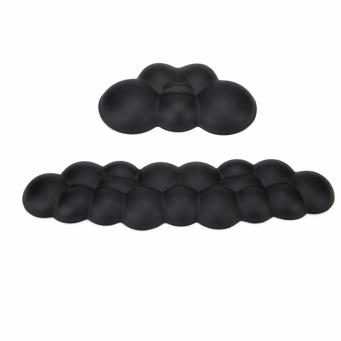 Cloud Keyboard Wrist Rest - Comfortable and Whimsical Black