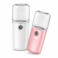 Compact Handheld 30ml Nano Hydrating Mist: A Revised Title White