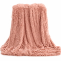 Cozy Faux Fur Blanket for Ultimate Comfort PINK