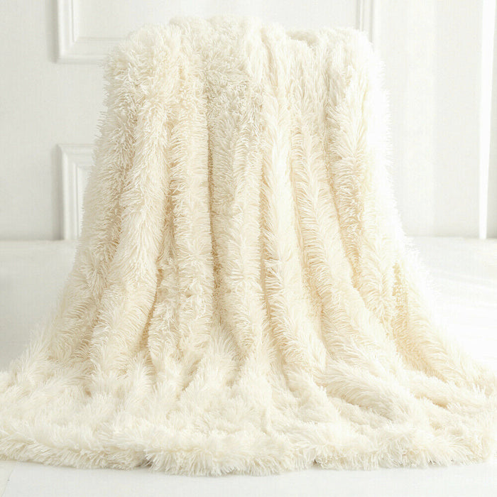 Cozy Faux Fur Blanket for Ultimate Comfort: dusty pink throw blanket, cozy minimal style