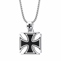 Cross Charm Pendant for Necklace Black
