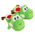 Cute Dinosaur Slippers, Ultimate Comfort!: green, white Yoshi character, cartoon, kawaii style