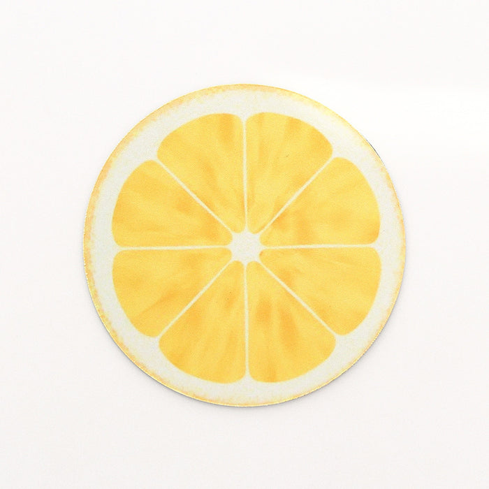 Cute Fruit Mouse Pad for Gamers: red-orange, white cute watermelon slice character, kawaii cartoon style