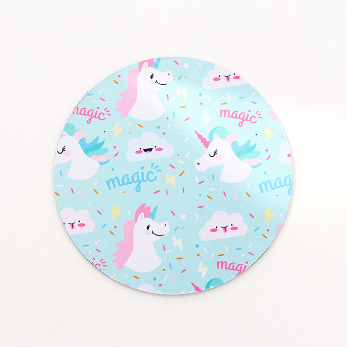 Cute Fruit Mouse Pad for Gamers: red-orange, white cute watermelon slice character, kawaii cartoon style