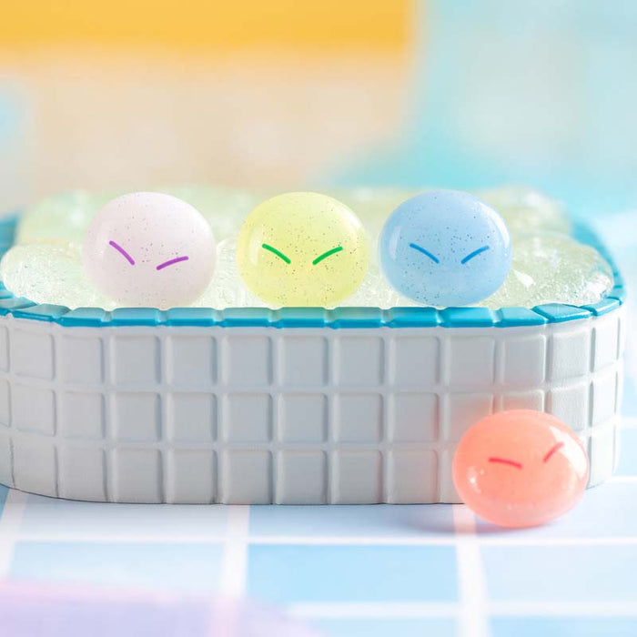 Cute Glittering Slime Joystick Caps: white, black pair of game controller grips/controllers, cute, colorful gaming accessory