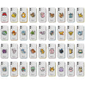 Cute Pokemon TPU iPhone Case: white, black Pokémon characters, cartoon, kawaii style