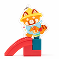 Cute Red Panda Keychain with Kawaii Designs A
