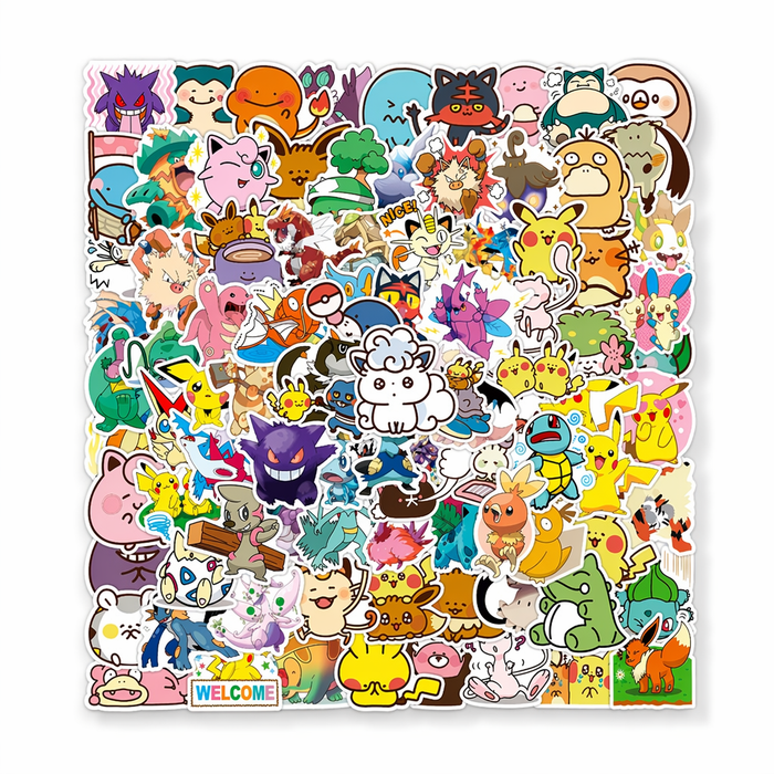 Cute Waterproof PVC Stickers for Customization Default
