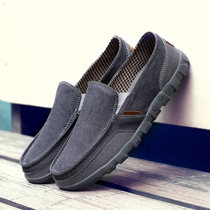Daily Canvas Shoes for Men, A Casual and Stylish Choice for Everyday Wear: beige, tan slip-on shoe, casual minimal style